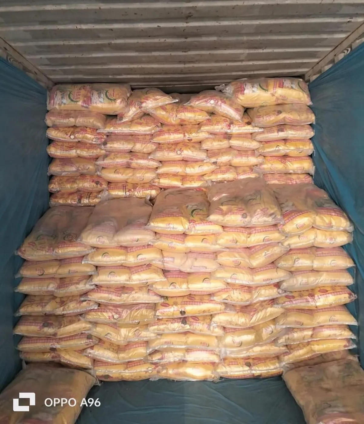 Stuffing a rice consignment