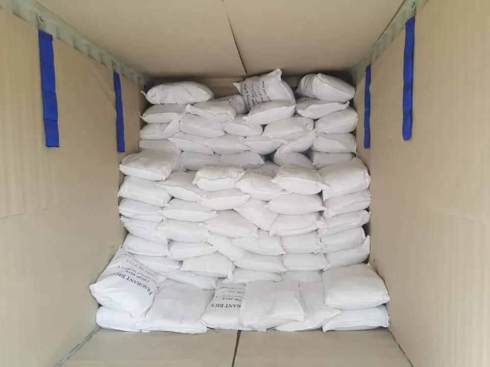 Container loading in progress